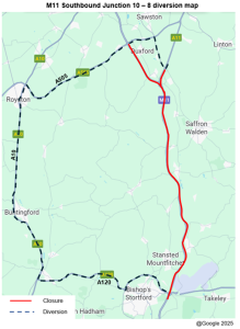Diversion map